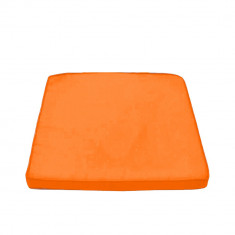 Perna patrata pentru scaun, impermeabila, cu fermoar, 45x45 cm, culoare orange foto