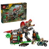 LEGO Jurassic World Spinosaurus dezlantuit, set cu 820 piese