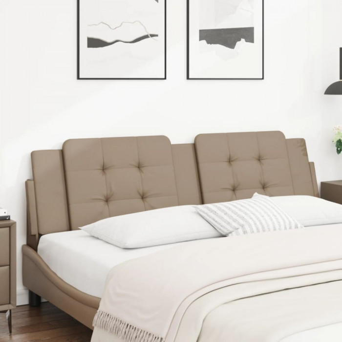 Perna pentru tablie pat, cappuccino, 180 cm, piele artificiala GartenMobel Dekor