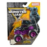 MONSTER JAM MARVEL CAMION GIGANT BLACK PANTHER SCARA 1 LA 64