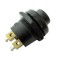 Intrerupator auto BestAutoVest 12V 16Amp , 22mm cu revenire , tip buton pornire cu 2 conectori AutoDrive ProParts