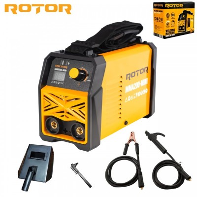 Aparat de sudura LCD Color ROTOR MMA200-MIN, 200 A foto