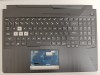 Carcasa superioara cu tastatura palmrest Laptop Gaming, Asus, TUF A15 FA506I, FA506IC, FA506ICB, FA506IE, FA506IH, FA506IHR, 90NR0636-R31UI1, 33NJFTAJ