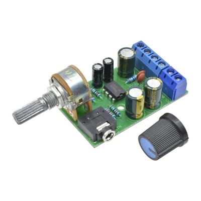 Amplificator stereo 2 x 5W / Amplificare cu TDA2822M (t.2526X) foto