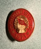 Insigna Congresul UTC 1971 XI