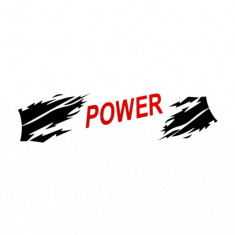 Abtibild " POWER " Rosu Cod:AN13