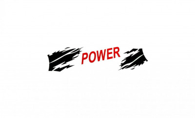 Abtibild &amp;quot; POWER &amp;quot; Rosu Cod:AN13 foto