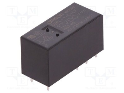 Releu electromagnetic miniatural SPDT 12V 16A OMRON G2RL pentru PCB foto