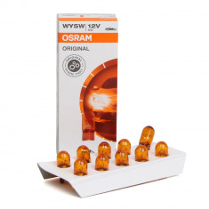 Set 10 Buc Bec Osram WY5W 12V 5W W2,1X9,5D Standard Portocaliu 2827NA