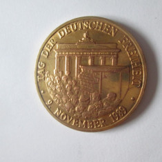 Medalie Germania Federala:Libertatea Germana,9 noiembrie 1989