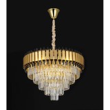 Candelabru Auriu Cristal Moderna 16xE14