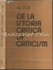 De la Istoria Critica la Criticism - Al. Zub, Istoriografia Romana, Editura Academiei, 1985, 309 pagini