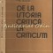 De La Istoria Critica La Criticism - Al. Zub