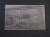 Uzina Mathis Strasbourg cu Automobil de Epocă - Carte Poștală Franța ,Necirculată, Necirculata, Printata