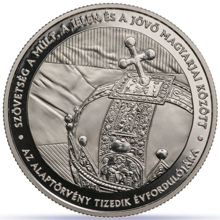 Ungaria 10 000 Forint 2021 Constitutia Ungariei BU Argint