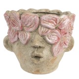 Cumpara ieftin Ghiveci flori teracota roz bej 19x18x15 cm
