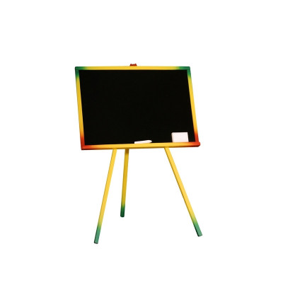 Tablita de lemn, neagra/95 cm + suport color + accesorii - Tupiko foto