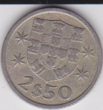 Portugalia 2.50 escudos 1965