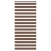 Jaluzea tip zebra maro lățime țesătură 100,9 cm poliester