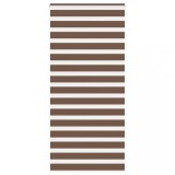 vidaXL Jaluzea tip zebra maro lățime țesătură 100,9 cm poliester