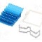 Radiator extrudat, aluminiu, 21mm x 21mm, albastra, Advanced Thermal Solutions - ATS-X50210B-C1-R0