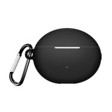 Cumpara ieftin Husa pentru protectia castilor stereo wireless Huawei FreeBuds 5i, culoarea neagra cu carlig prindere