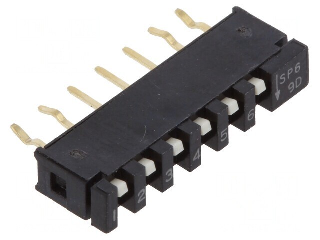 Comutator DIP-SWITCH 6 Secțiuni OFF-ON 5VDC THT