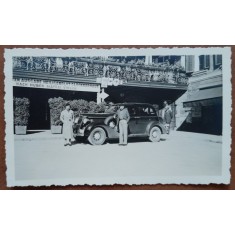 Fotografie, parintii lui Geo Litarczek, parintele radiologiei romanesti, la Lienz, Hotel Post 1935