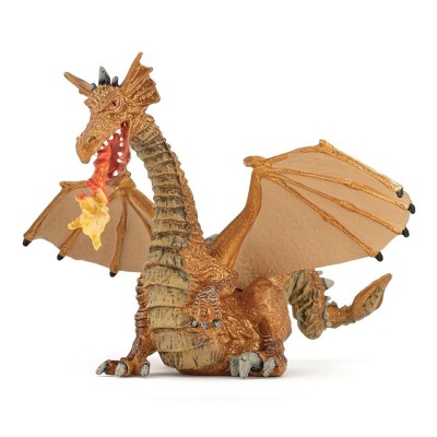 PAPO FIGURINA DRAGON AURIU INARIPAT CU FLACARA foto
