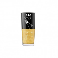 Lac de unghii Vip, 3D, Revers, nuante texturate, 12 ml, Nr 094, auriu