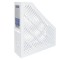 Suport Vertical din Plastic NEBO, Transparent, Dimensiuni 288x84x247 mm, Suport Documente, Suport Documente Transparent, Suport Documente din Plastic,