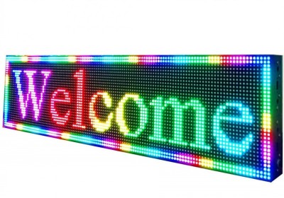 Panou Led de Exterior Programabil/Reclama Luminoasa 200x40 RGB foto
