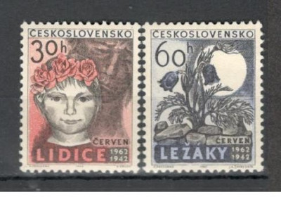 Cehoslovacia.1962 20 ani masacrul de la Lidice si Lezaky XC.327 foto