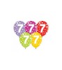 Set 5 baloane cu cifre, 30 cm-Tip Cifra 7