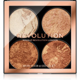 Makeup Revolution Cheek Kit paletă de farduri pentru obraji culoare Don&rsquo;t Hold Back 4 x 2.2 g