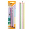Creioane HB BIC Evolution, Set 5 Bucăți, Multicolor Pastel, Grafit, Lemn, Creion