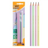 Creioane HB, BIC, Evolution, Set 5 Bucăți, Multicolor Pastel