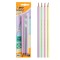 Creioane HB, BIC, Evolution, Set 5 Bucăți, Multicolor Pastel