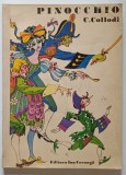 PINOCCHIO , POVESTEA UNEI PAPUSI DE LEMN de C. COLLODI , ilustratii de VAL MUNTEANU , 1975