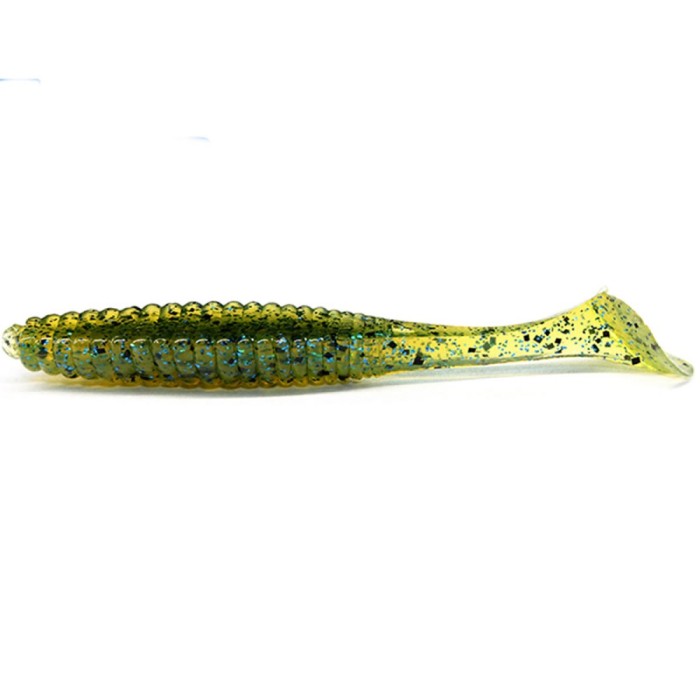 Shad Hide Up Stagger Original 2.5&quot;, 128 Green Light Gill, 6.6cm, 2.2g, 7buc/pac