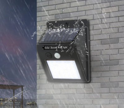 Lampa solara de perete cu senzor de miscare cu 30 leduri foto
