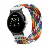 Curea kwmobile pentru Google Pixel Watch, Nylon, Multicolor, 60488.32