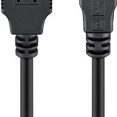Cablu USB 2.0 A tata - mini USB B HS tata 5p, 1.8m, negru, Goobay