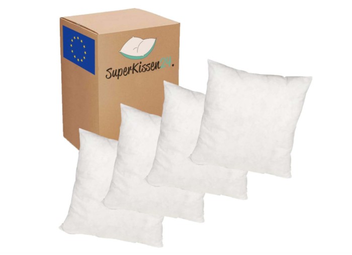 Set 4 Umplutura de perne antialergice Superkissen24, 40 x 40 cm - RESIGILAT