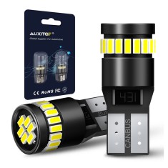 Set 2 becuri LED pozitie auto T10, W5W AUXITO&reg; 6000k alb rece, canbus 12V