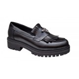 Pantofi dama casual din piele naturala - Model Cleopatra Negru Box