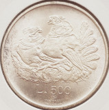 Cumpara ieftin 464 San Marino 500 lire 1974 Animals Series (1st edition) &ndash; Pigeons km 37 argint, Europa