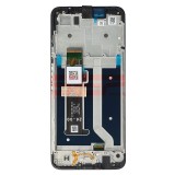 LCD+Touchscreen cu Rama MOTOROLA Moto G34 BLACK Service Pack