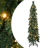 Brad de Crăciun artificial pre-iluminat cu 80 LED-uri, 150 cm