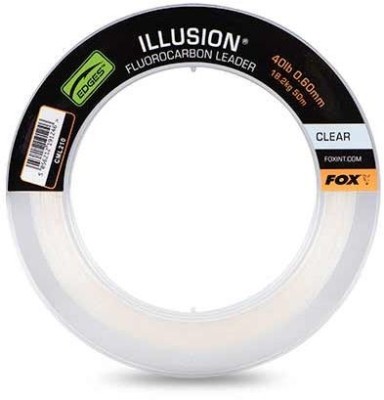 Fir Fox Illusion Fluorocarbon Leader, Clear, 40lb-18.2kg, 0.60mm, 50m foto